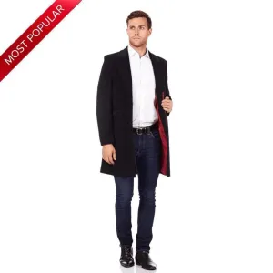 Mens Peaky Blinders Retro Mod Covert Coat