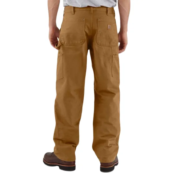 Men's Washed Duck Double-Front Utility Work Pant - Loose Fit