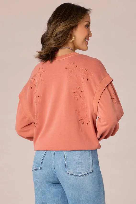 Mineral Wash Sweatshirt - Toasted Pumpkin