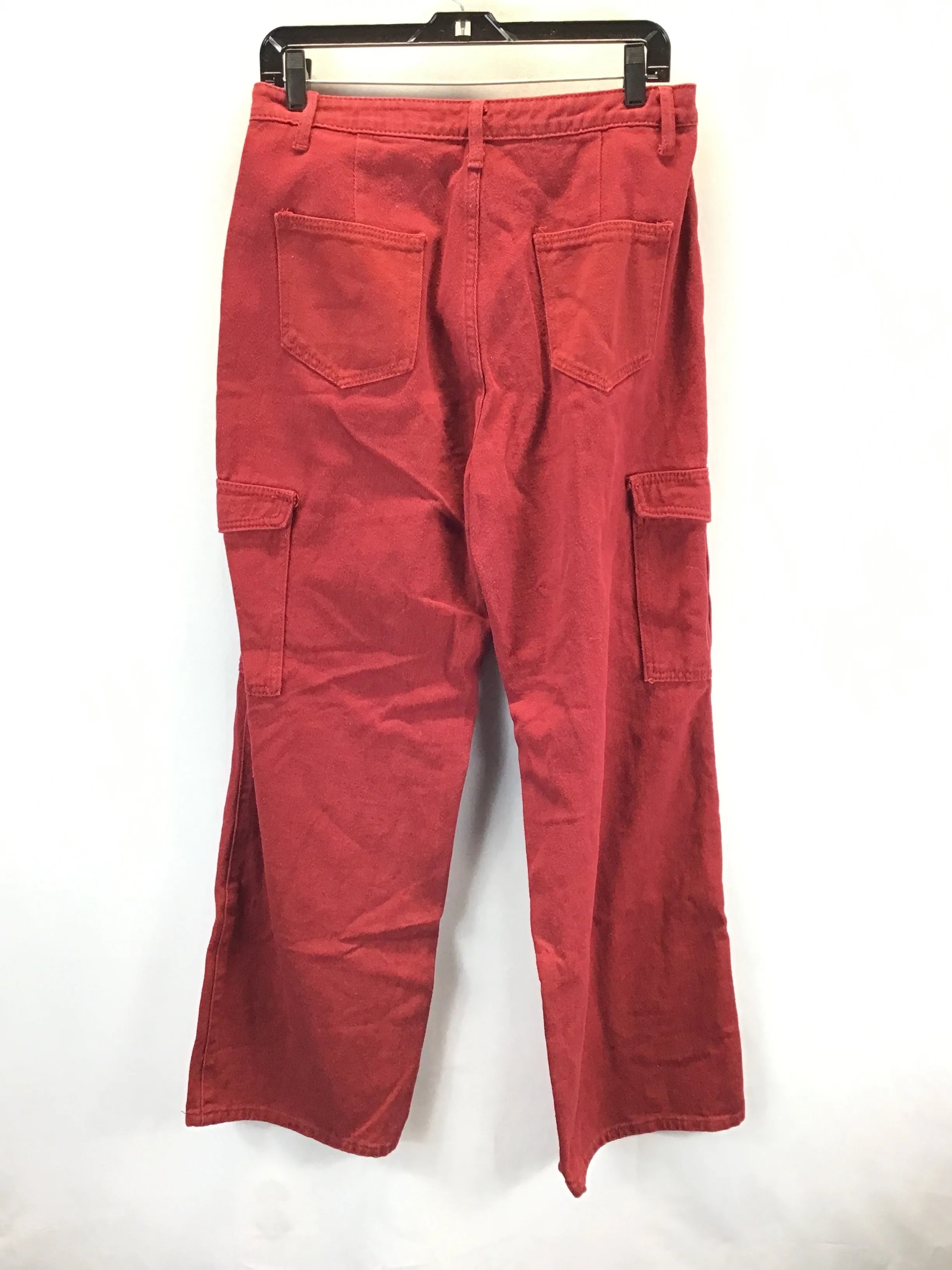 Pants Cargo & Utility By Shein In Red, Size: L