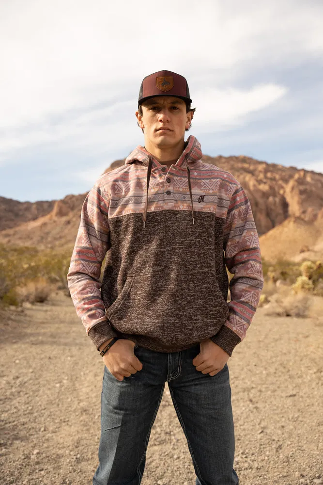 "Jimmy" Rust w/Aztec Hoody