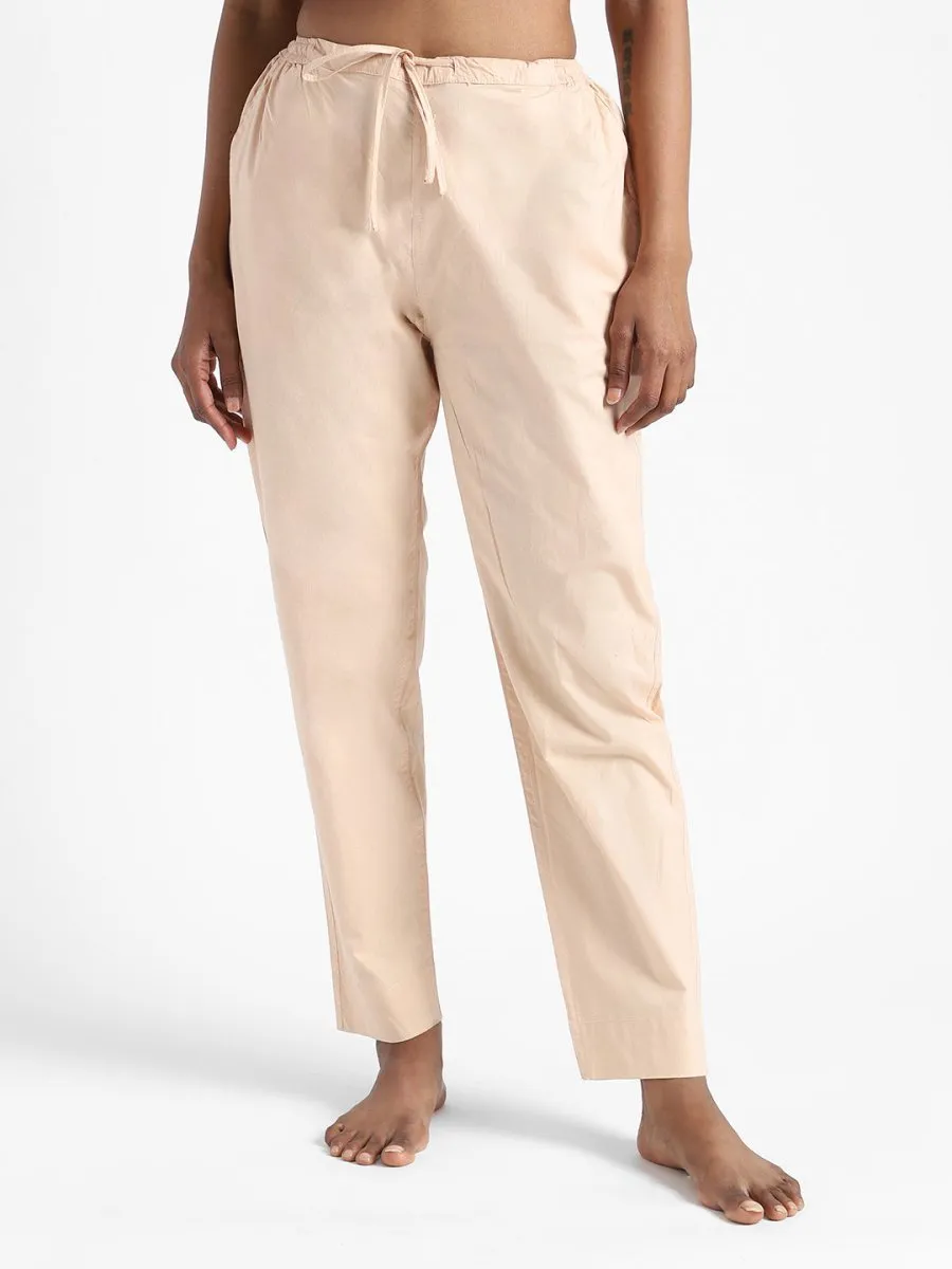 Sandal Wood Slim Fit Pants - Organic Cotton & Natural Dyed