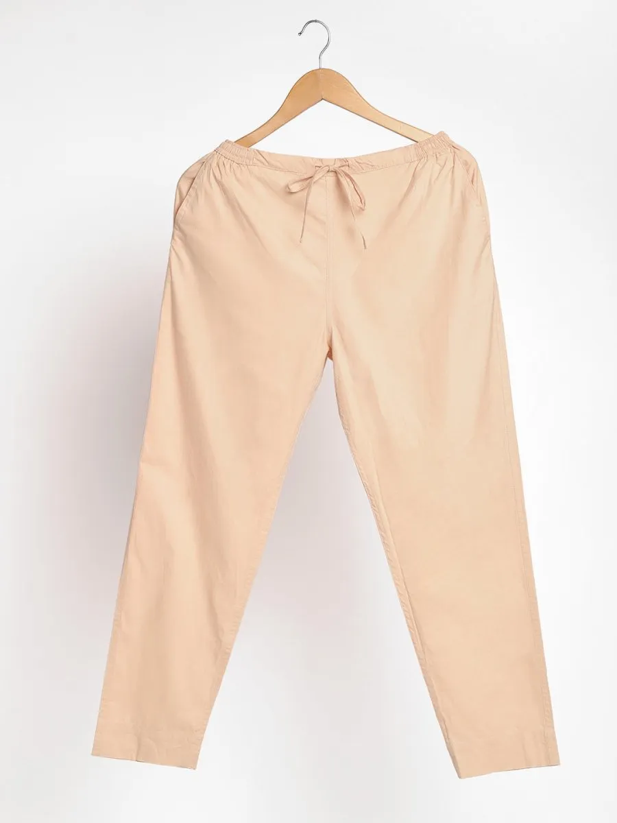 Sandal Wood Slim Fit Pants - Organic Cotton & Natural Dyed