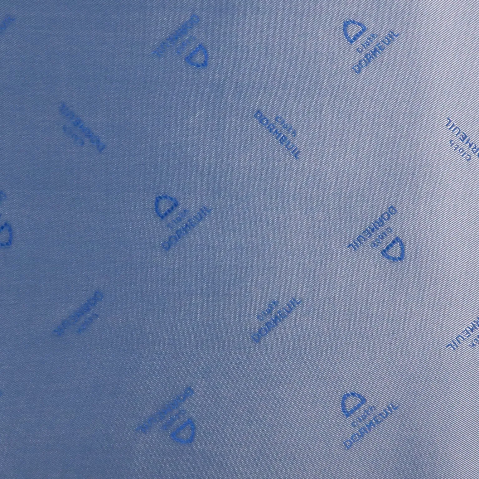 Sky Blue Translucent Solid Acetate Viscose Dormeuil Exclusive Lining