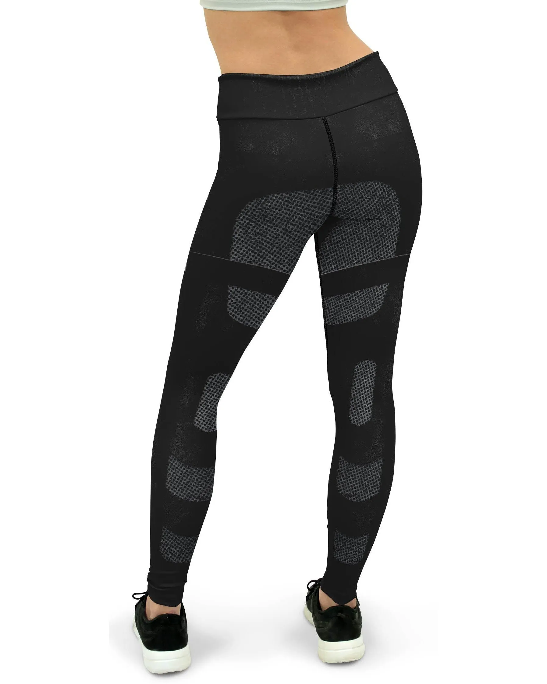 Stealth Leather Armor Yoga Pants