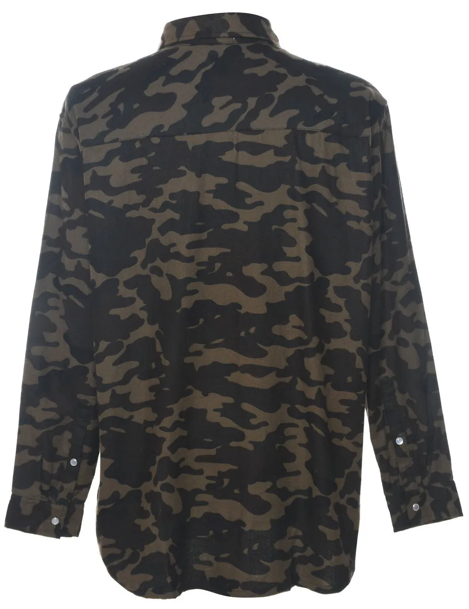 Structure Y2K Military Shirt - M