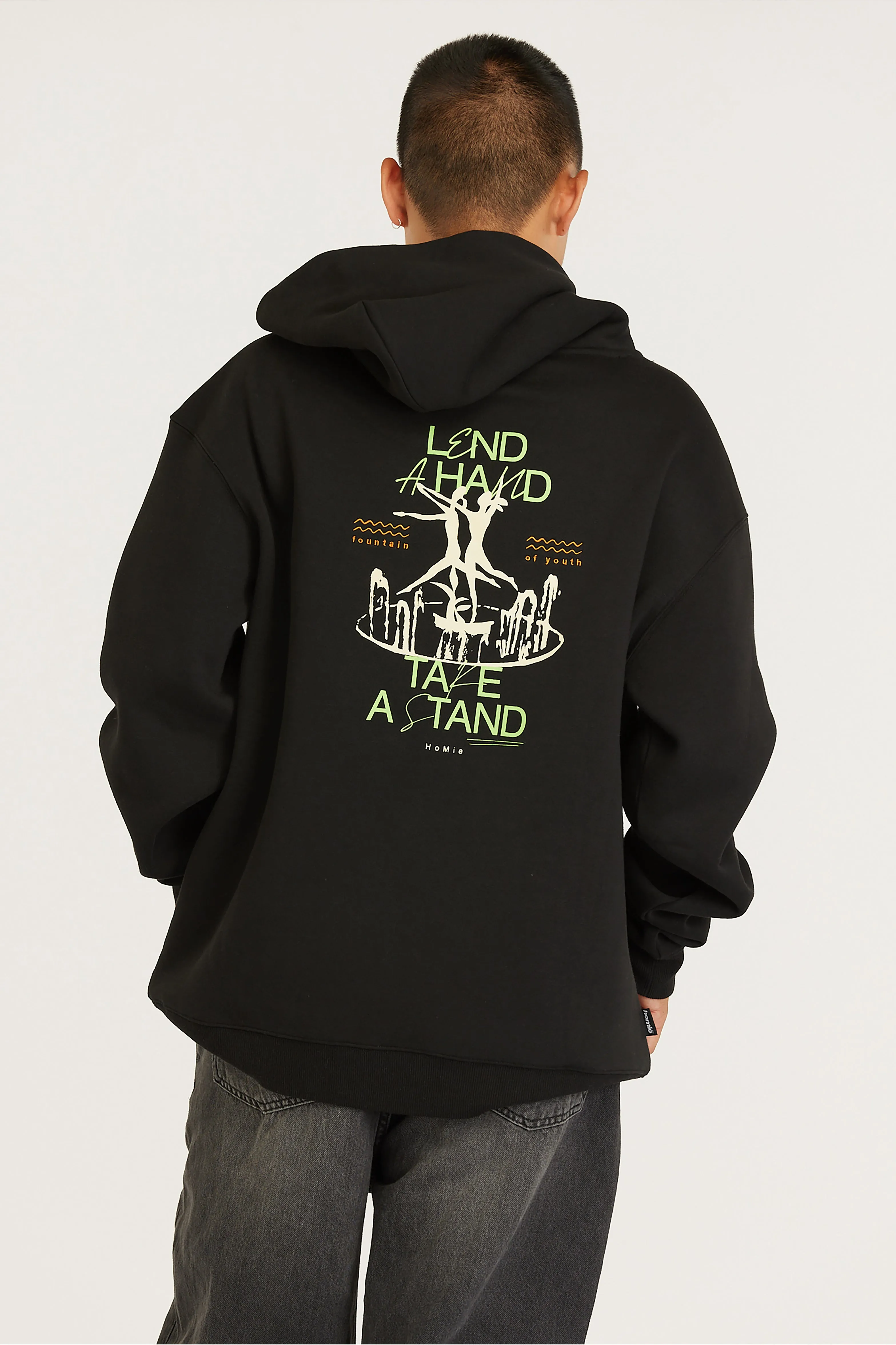 Take A Stand Hoodie - Black