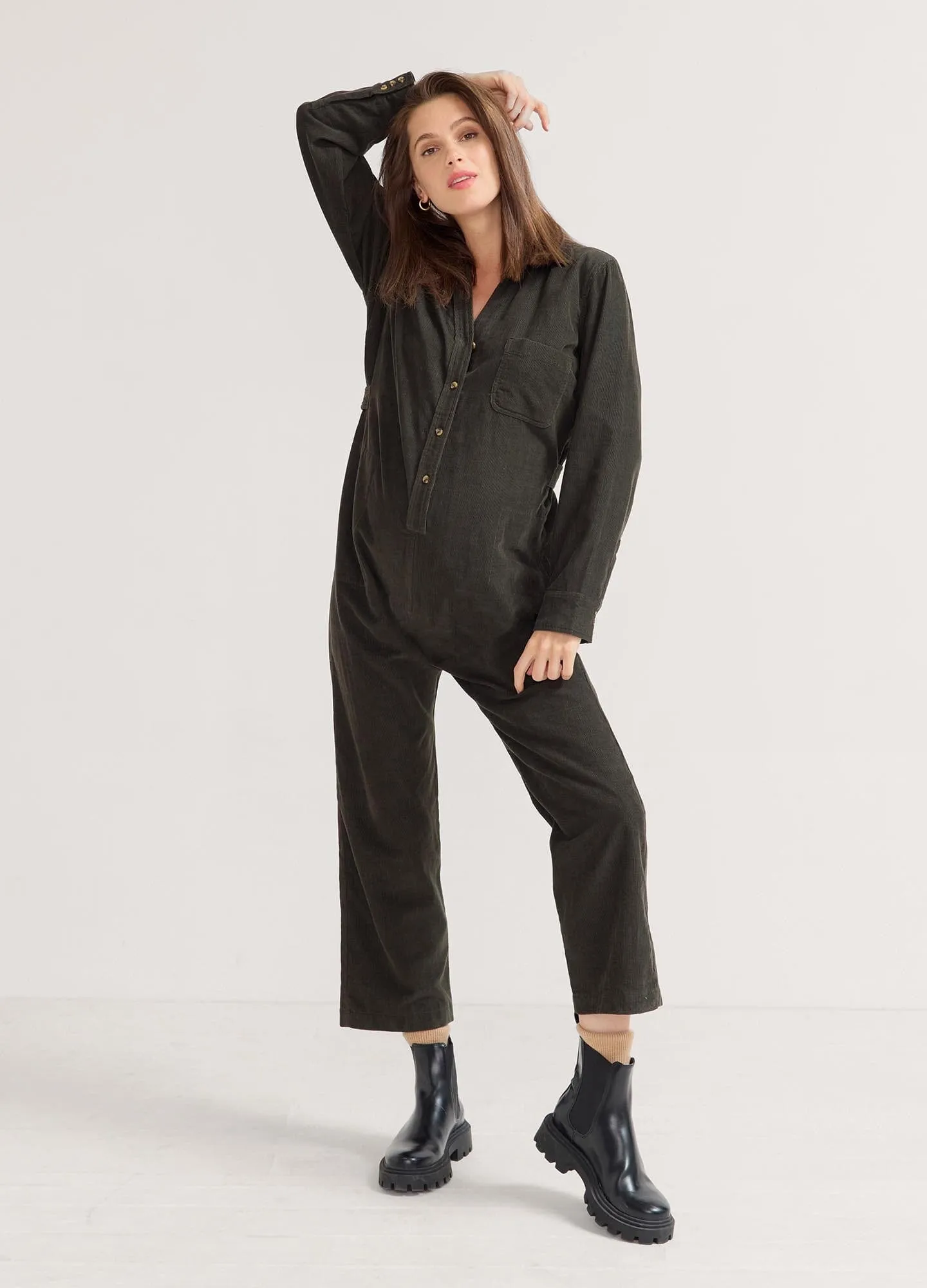 The Everyday Nursing Cord Jumpsuit