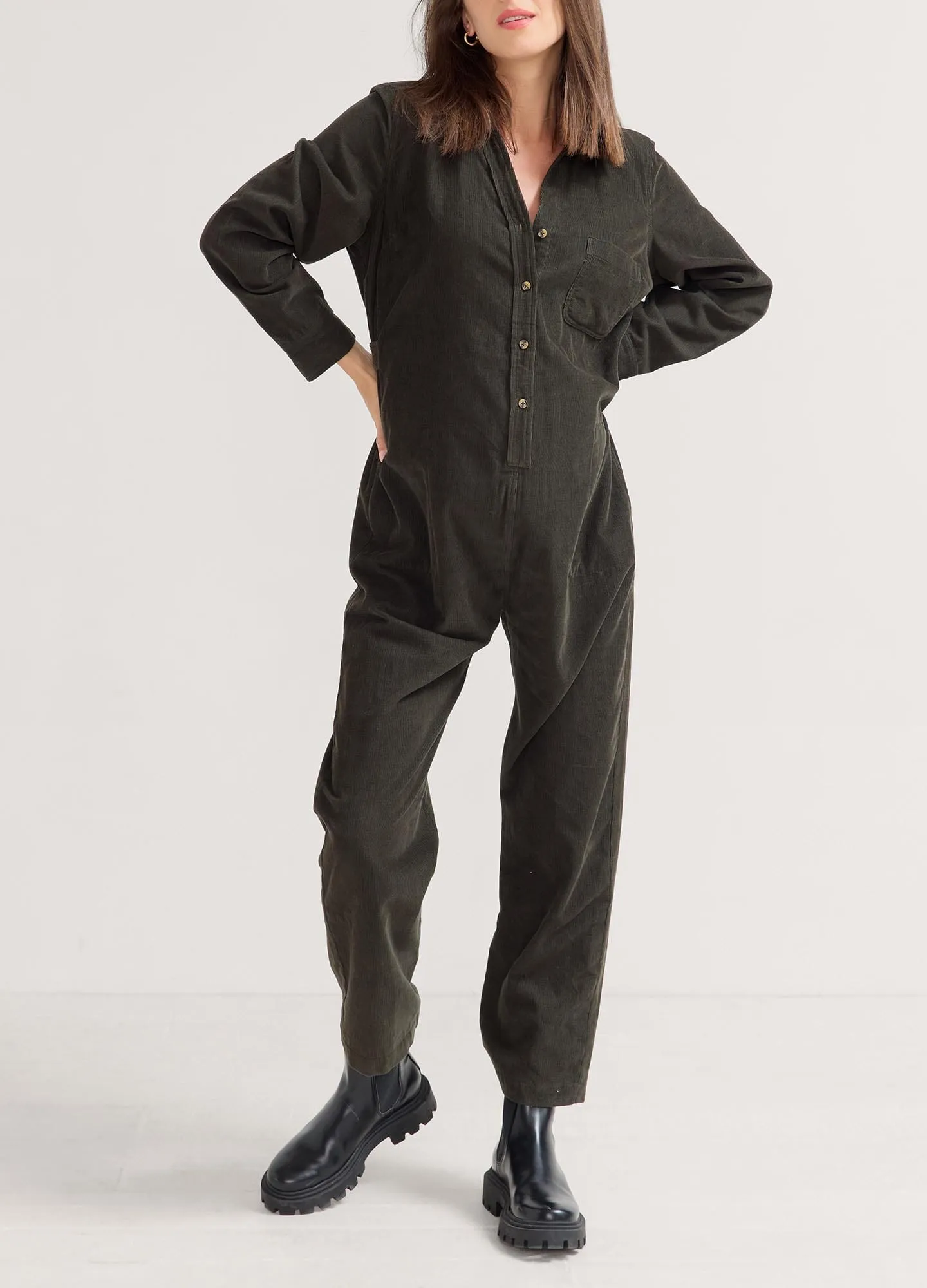 The Everyday Nursing Cord Jumpsuit