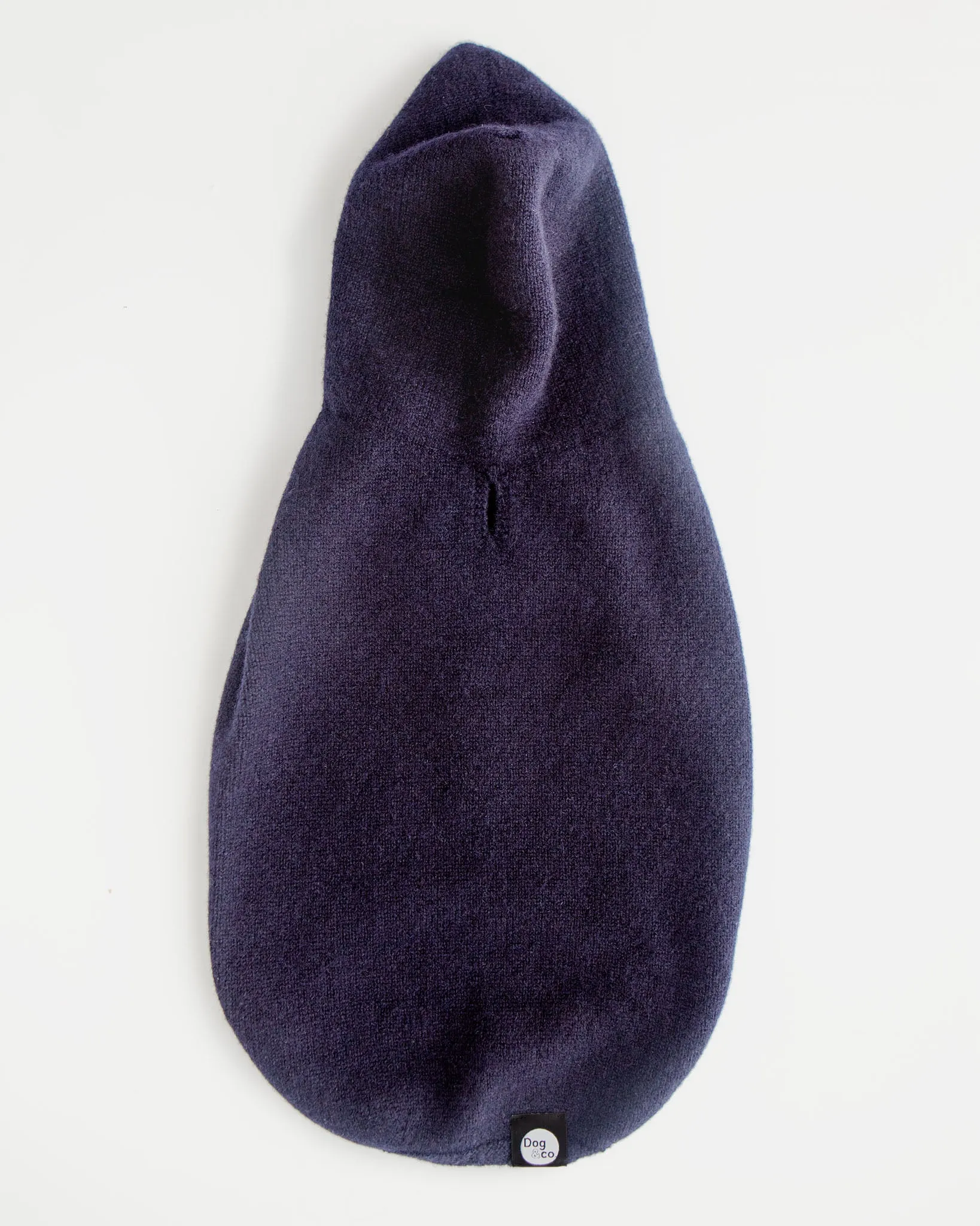 The Marmalady Cashmere Dog Hoodie in Midnight (Made in NYC) (FINAL SALE)