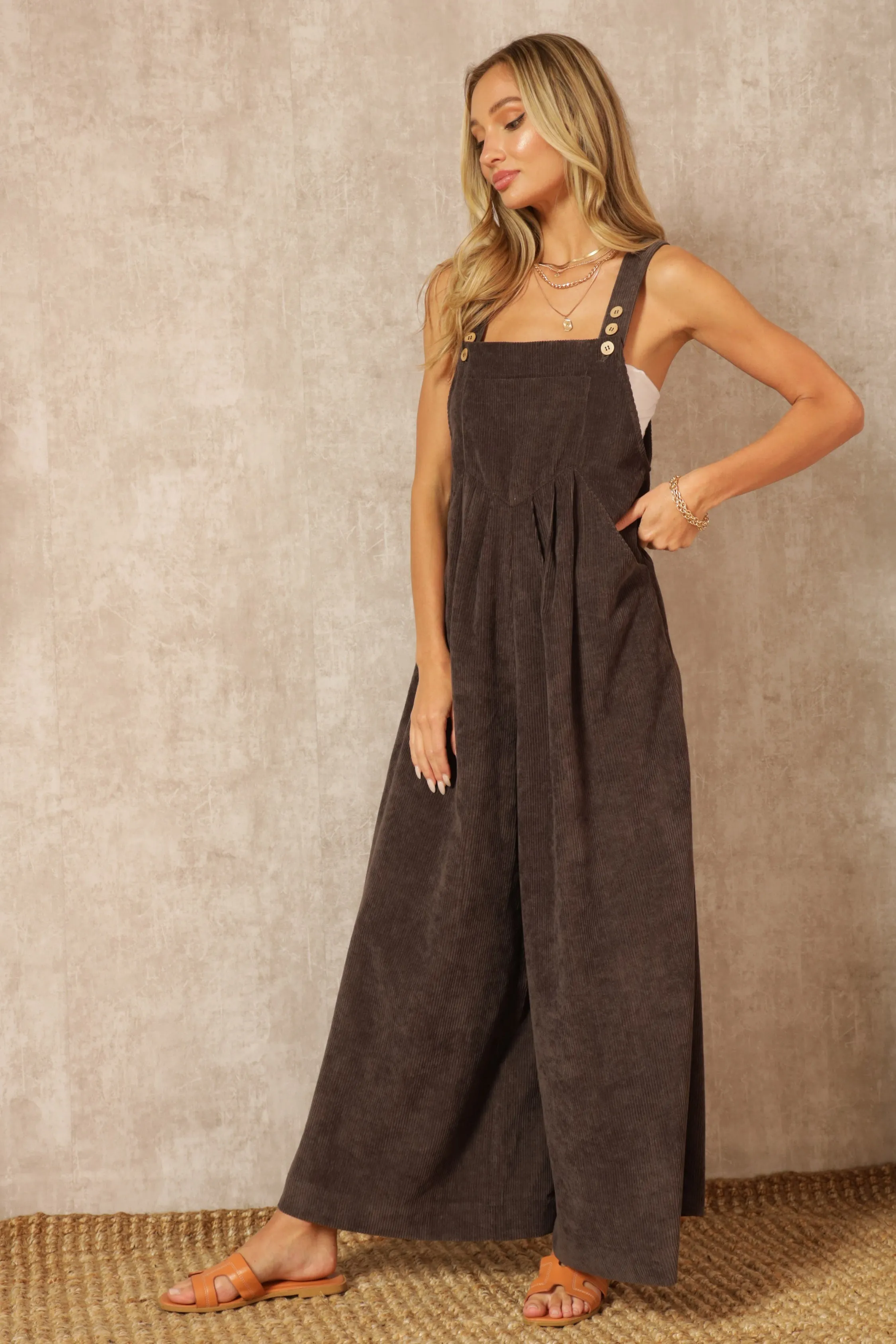 Tierra Corduroy Jumpsuits