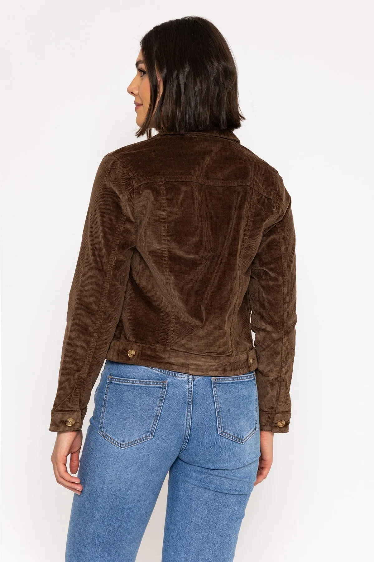 Vaina Velvet Jacket in Chocolate