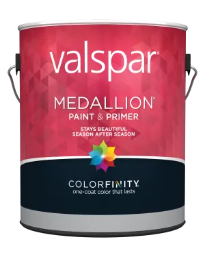 Valspar Medallion® Exterior Paint & Primer 1 Gallon Flat Clear Base