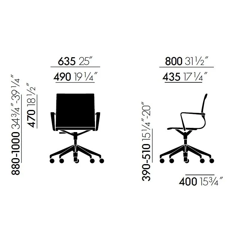 Vitra Physix Studio Office Swivel Chair