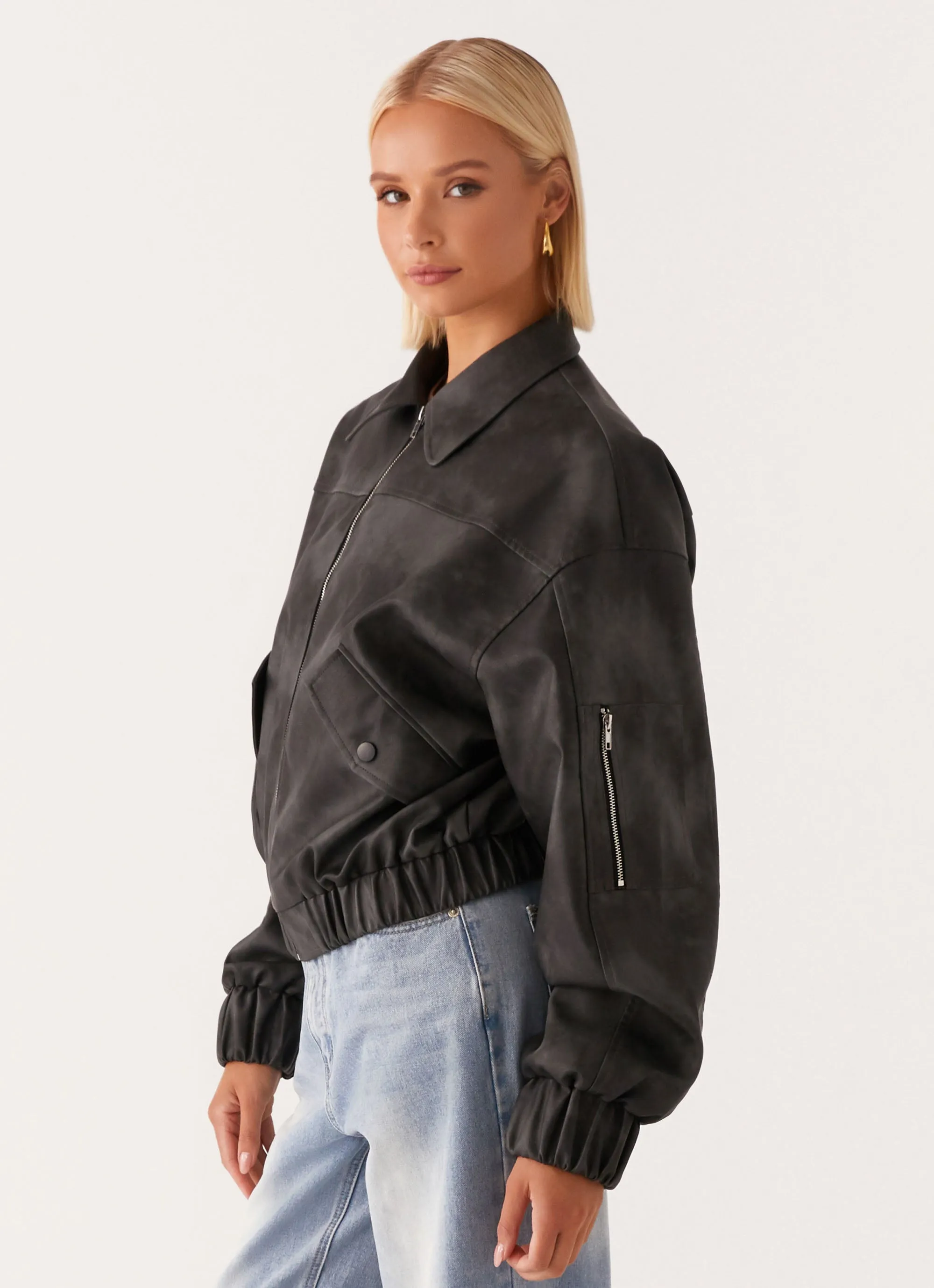 Washington Bomber Jacket - Black